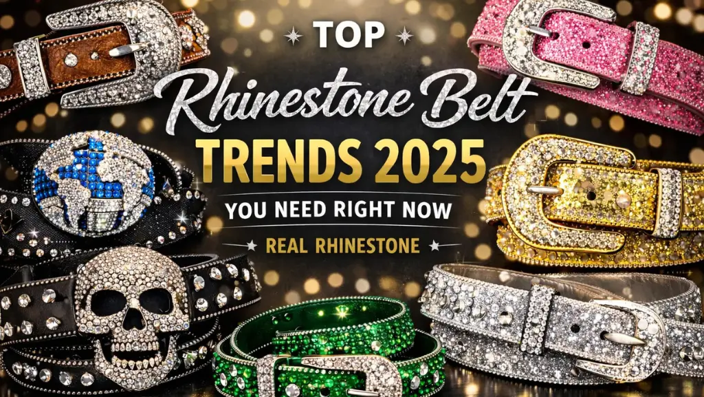Top rhinestone belts trends